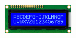 16×2 LCD Display (Blue)
