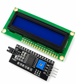 16×2 LCD with I²C Adapter