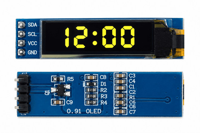 0.91" OLED Display 128×32